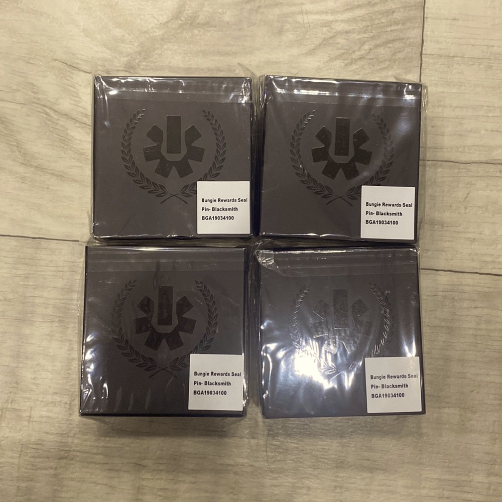 4 Blacksmith Destiny 2 pins NWT